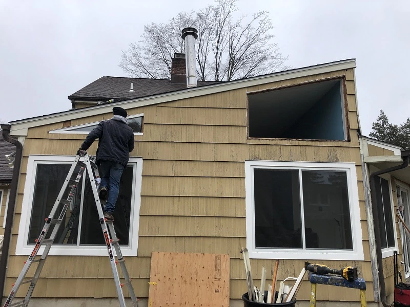 Custom trapezoid windows in Norwalk CT